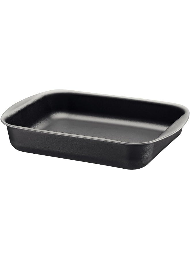 Prestige Tramontina Brasil 40cm 7.2L Black Aluminum Deep Roasting Pan with Interior and Exterior Starflon Max PFOA Free Nonstick Coating Black 20cm  - Image 1