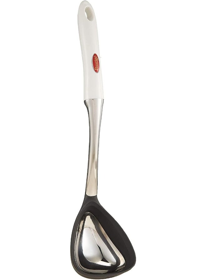 Prestige Stainless Steel Soup Ladle Silver/Black/White 27cm - Image 3