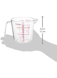 Prestige Plastic 500 ML Measuring Jug, Dishwasher Safe, Durable- Clear Clear 500ml  - Image 4