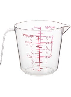 Prestige Plastic 500 ML Measuring Jug, Dishwasher Safe, Durable- Clear Clear 500ml  - Image 3