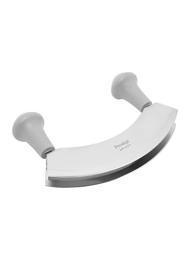 Prestige Double Blade Mezzaluna Chopper Silver 2x182x138mm  - Image 3