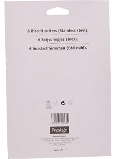 Prestige Prestige Biscuit Cutters 6 Piecepr5686, Silver, Stainless Steel Silver 2.2x18.4x12.6cm  - Image 4