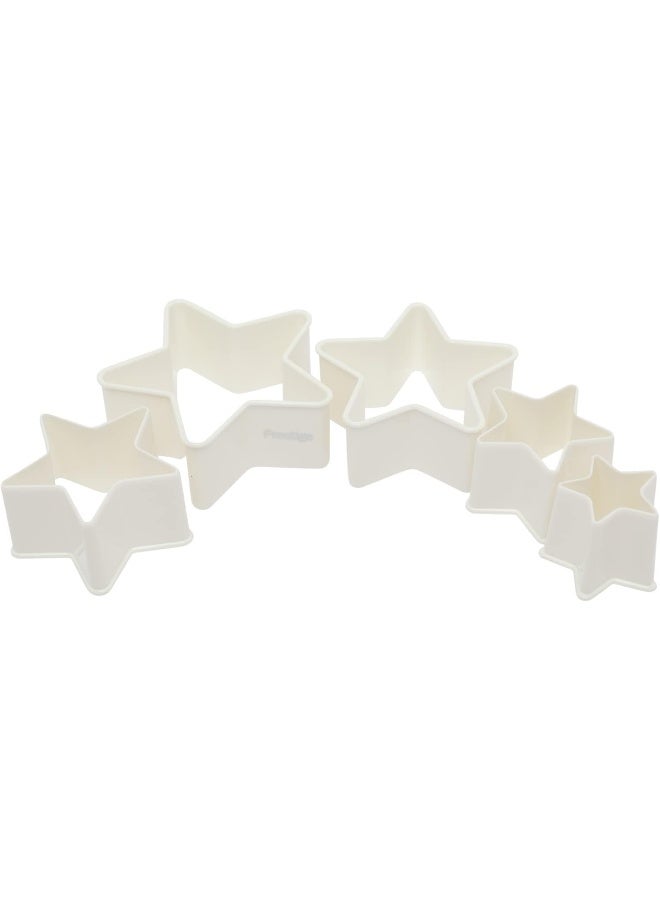 Prestige Star Shape Pastry Cutter - Set 5 Piece White 21.6 x 4.5cm  - Image 2