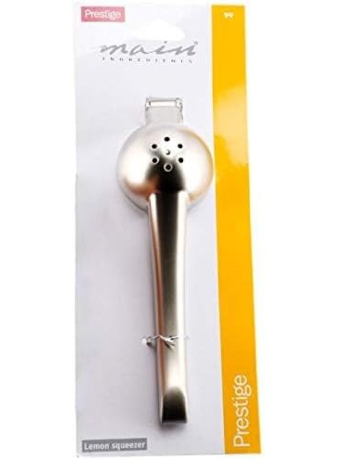 Prestige - Prestige Stainless Steel Lemon Squeezer | Ergonomic Design | Robust and Durable Silver 10.4cm - Image 1