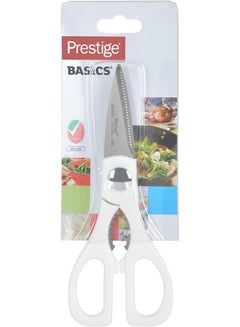 Prestige Multipurpose Kitchen Scissors White 14.4x4.2x.9.2cm  - Image 1