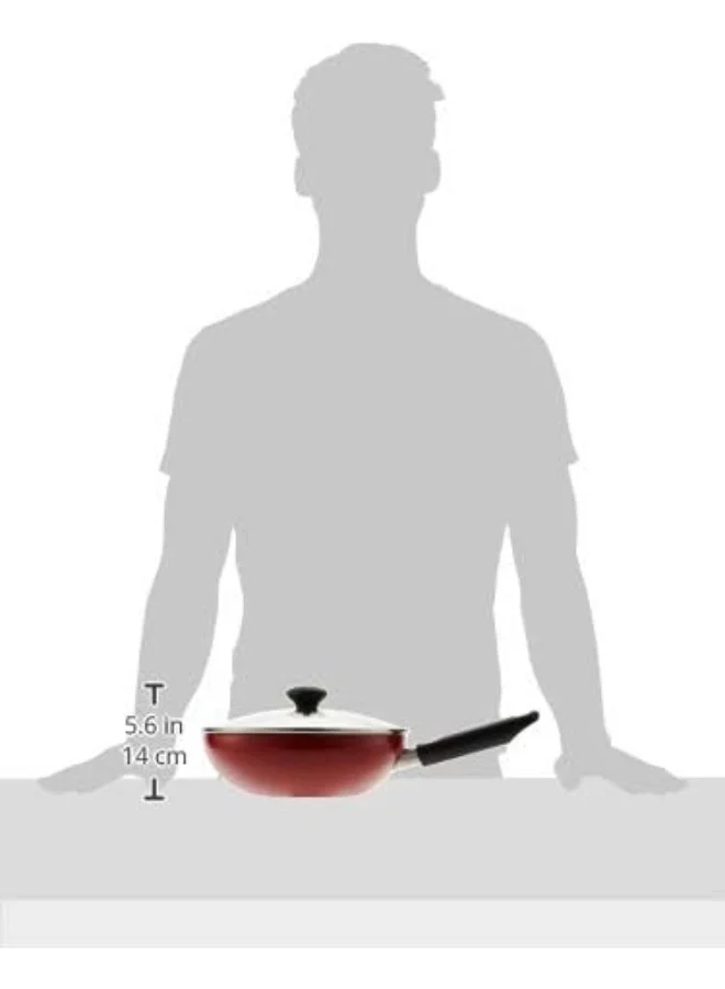 Prestige Classique Wok Glass Lid Red 26cm