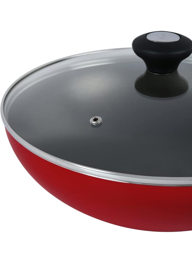 Prestige PR20979 Classique 11 Inch/28cm Covered Wok, Red Red 28cm  - Image 5