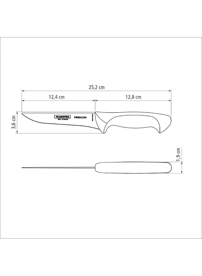 TRAMONTINA - Boning Knife White 5inch - Image 1