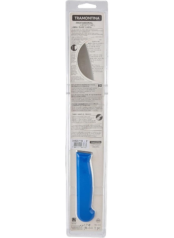 TRAMONTINA Meat Knife Blue/Silver 8inch  - Image 4