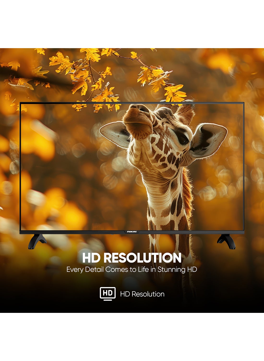 32 Inch Smart LED TV | HD 1366 x 768 Resolution | Android TV with Wi-Fi & DLNA | Quad-Core Processor | 16W Speaker Power | 2x HDMI, 2x USB | Netflix, YouTube, Shahid | 60Hz | Model Year 2018 | NTV3200SLED / NTV3200SLED4 Black image 5