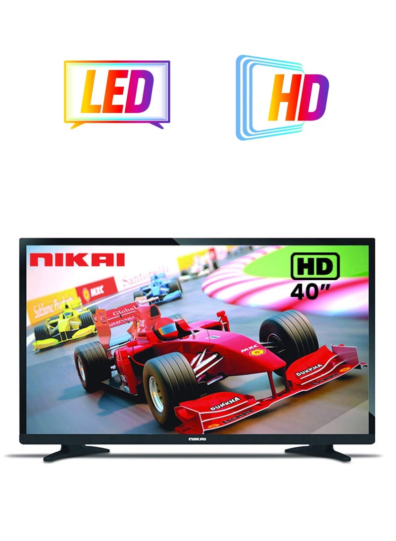 نيكاي تلفزيون LED عالي الوضوح مقاس 40 بوصة NTV4030LED9 أسود  - Image 1