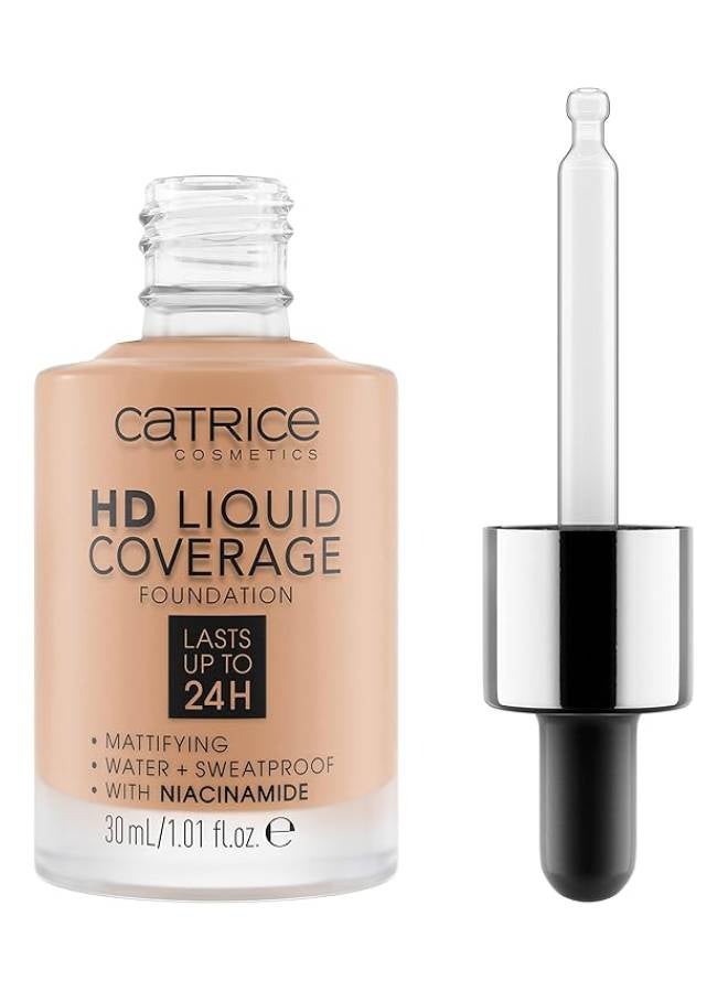 Catrice HD Liquid Coverage Foundation 040 Warm Beige  - Image 4