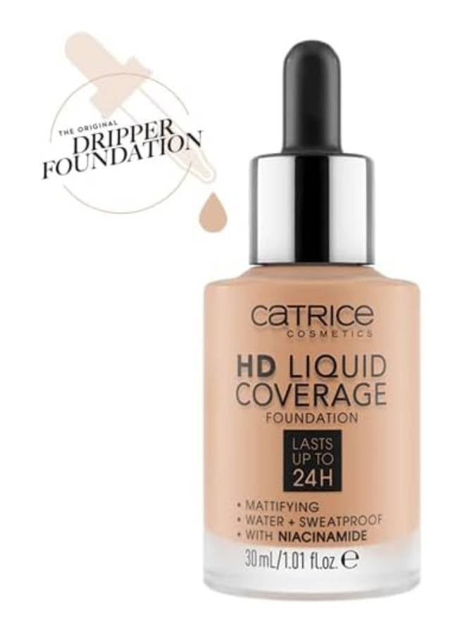 Catrice HD Liquid Coverage Foundation 040 Warm Beige  - Image 3