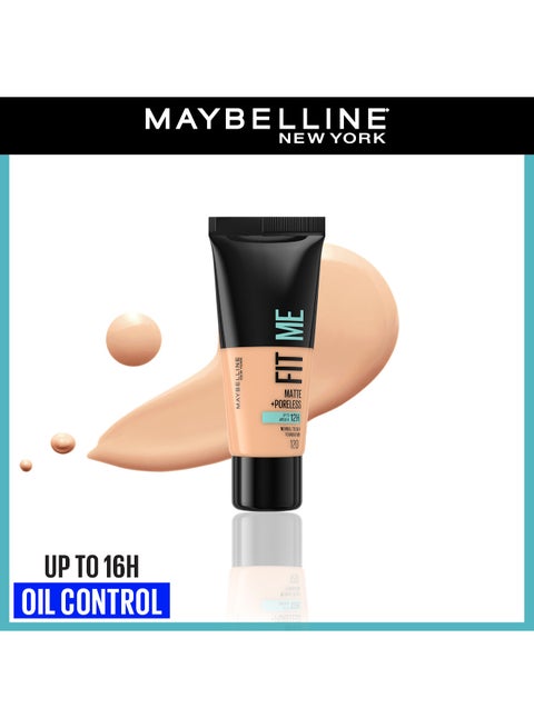 Maybelline New York Fit Me Matte + Poreless – 120 CLASSIC IVORY