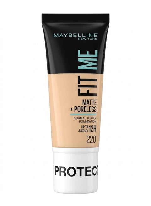 Fit Me Matte + Poreless, Normal to Oily – 220 Natural Beige 220 Natural beige