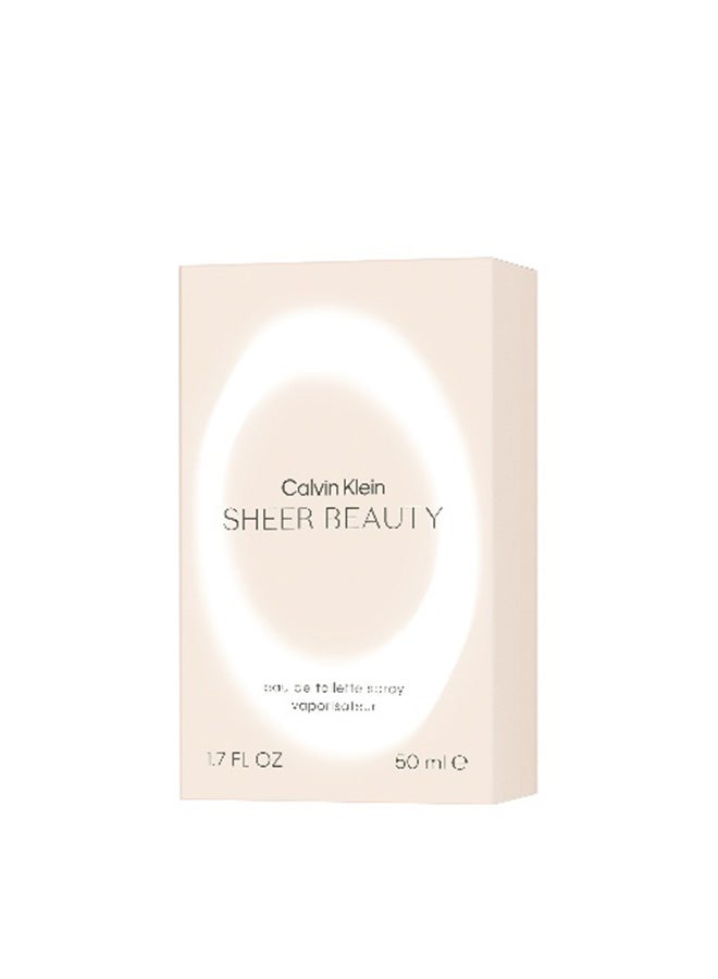 CALVIN KLEIN Sheer Beauty Eau De Toilette 50ml - Image 3