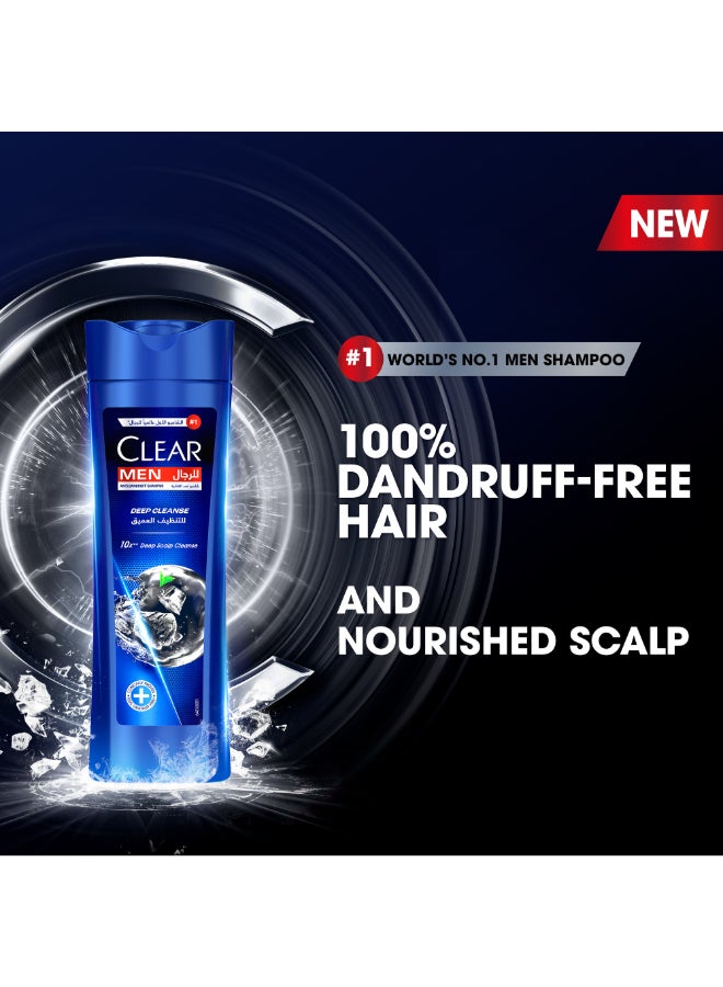 CLEAR Shampoo For Men, Anti Dandruff Shampoo, Deep Cleanse 400ml - Image 3