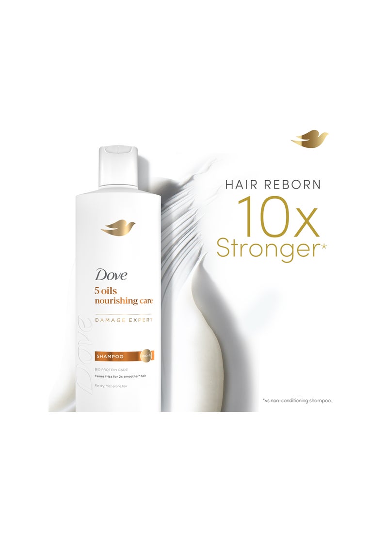 Dove Shampoo Nourishing Oil 600ml - Image 4