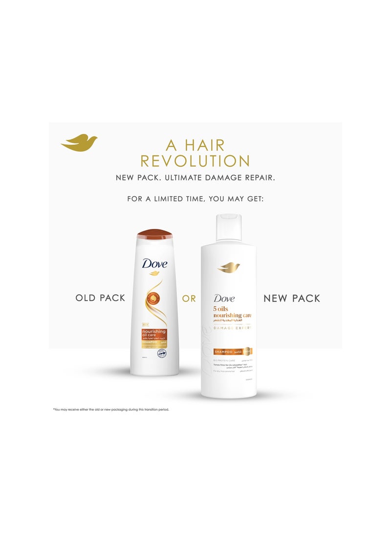 Dove Shampoo Nourishing Oil 600ml - Image 3