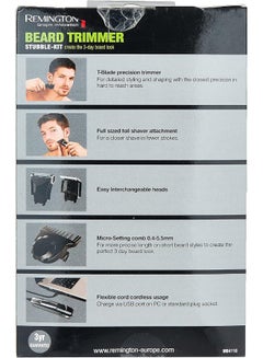 REMINGTON Beard Trimmer Stubble Kit REMB4110 20.8x12.1x7.5cm  - Image 2