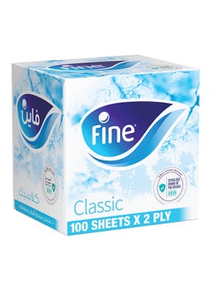 Fine Classic Sterilized Facial 2 Ply Tissues White  - Image 1