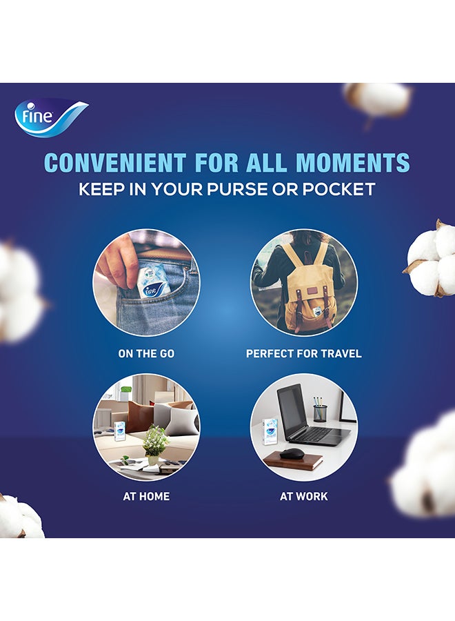 فاين عبوة مناديل وجه كلاسيكية للجيب مكونة من 10 قطع - Image 4