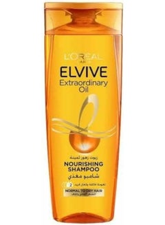 L'OREAL PARIS Elvive Extraordinary Oil Smooth Shampoo For Dry And Frizzy Hair​ Instantly Nourish Hair Clear 400ml  - Image 3