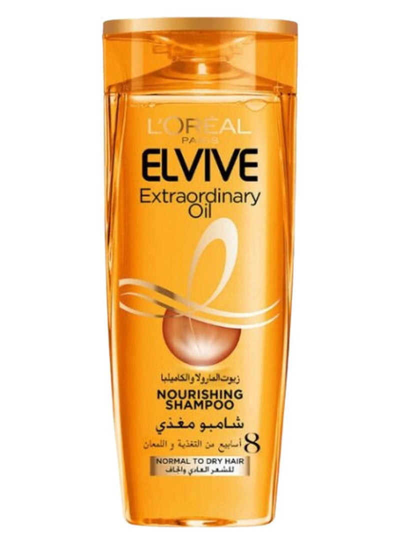 L'OREAL PARIS Elvive Extraordinary Oil Shampoo, Normal to Dry Clear 400ml - Image 1