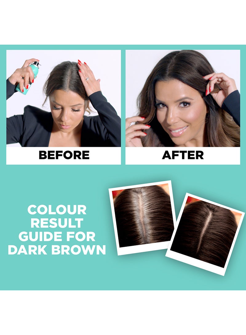 L'OREAL PARIS Magic Retouch - Temporary Instant Greys - Roots - and Bald Spots Concealer - DARK BROWN - 75ml Dark Brown 75ml - Image 4