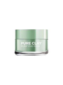 Pure Clay Green Face Mask With Eucalyptus Purifies And Mattifies 50ml