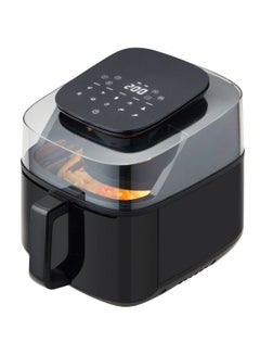 Air Fryer 5.5 Litre With Transparent Window | Non Stick Coated Frying pan with Grill | Touch Panel with 12 Preset Function 5.5 L 1500 W PR50320 Black