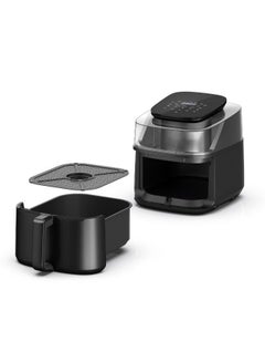 Prestige Air Fryer 5.5 Litre With Transparent Window | Non Stick Coated Frying pan with Grill | Touch Panel with 12 Preset Function 5.5 L 1500 W PR50320 Black  - Image 2