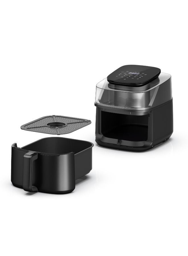 Prestige - Air Fryer 5.5 Litre With Transparent Window | Non Stick Coated Frying pan with Grill | Touch Panel with 12 Preset Function 5.5 L 1500 W PR50320 Black - Image 1