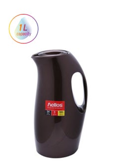 helios Vacuum Flask Metallic Cappuccino Silver 1Liters  - Image 1