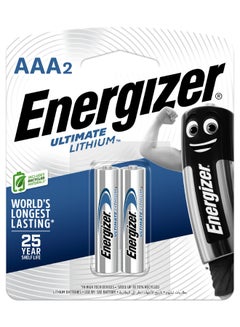 Energizer 2 AAA lithium Blister Card Multicolour 
