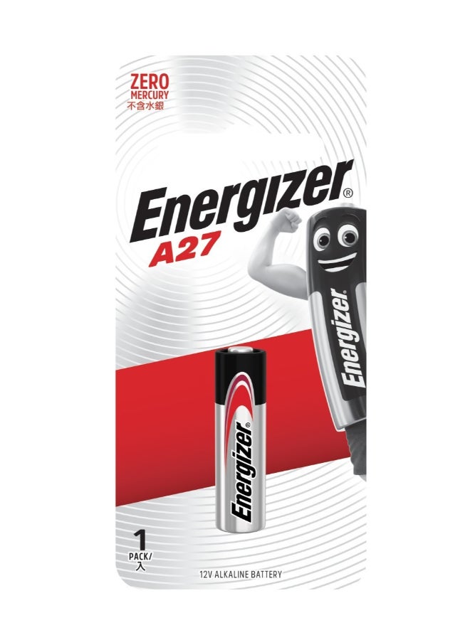 Energizer A27 Alkaline Battery Pack of 1 Multicolour - Image 1