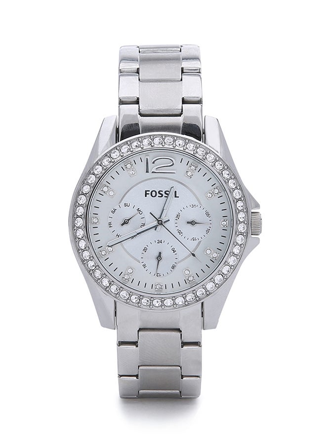 FOSSIL Women's Stainless Steel Analog Watch ES3202 - 38 mm - Silver - Image 1
