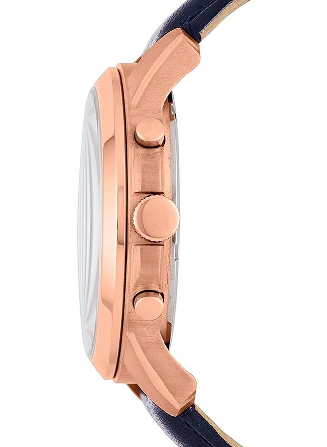 FOSSIL - Men's Leather Analog Watch FS4835 - Image 1
