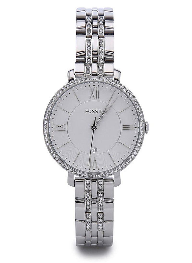 FOSSIL Women's Jacqueline Analog Watch ES3545 - 36 mm - Silver - Image 1