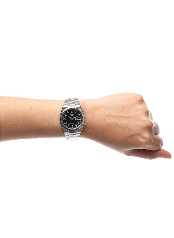 Seiko Men's Classic Round Shape Stainless Steel Analog Wrist Watch 35 mm - Silver - SNK063J5 - Image 5