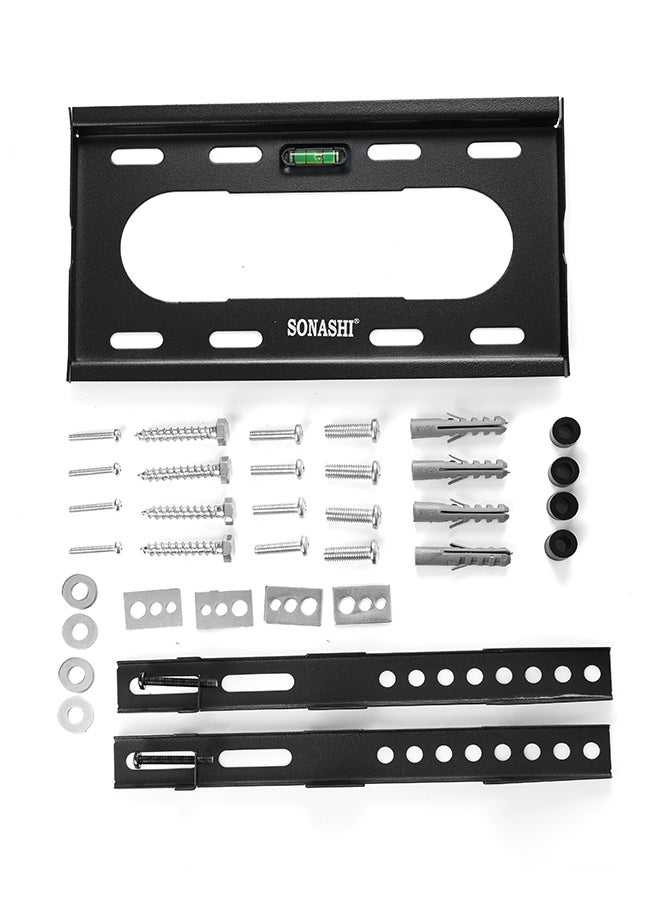 SONASHI Tv Wall Bracket - Suitable For Led/Lcd/Plasma Tvs Perfect For A Tv Size Of 14-37 Inch Swivel Tv Bracket Along With Tilt Angle And Dual Articulating Arms, With Vesa Compatibility Tv Wall Mount Black  - Image 3