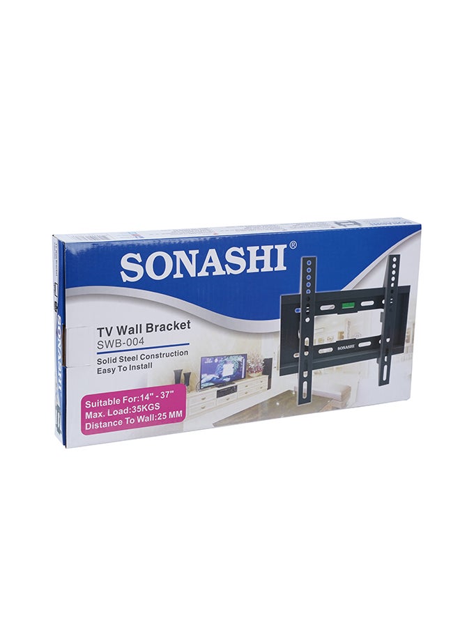 SONASHI Tv Wall Bracket - Suitable For Led/Lcd/Plasma Tvs Perfect For A Tv Size Of 14-37 Inch Swivel Tv Bracket Along With Tilt Angle And Dual Articulating Arms, With Vesa Compatibility Tv Wall Mount Black  - Image 4