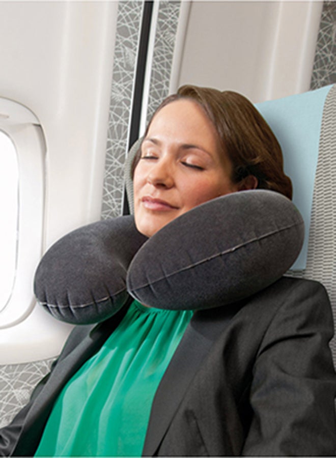 INTEX Travel Pillow Polyester Black 36x30x10cm - Image 3