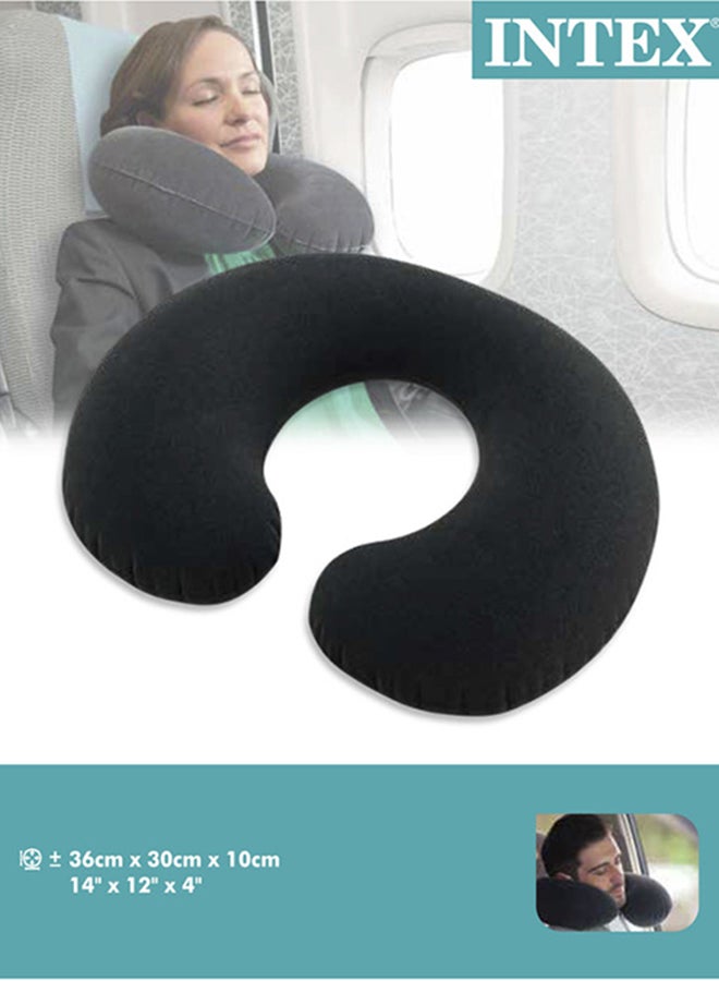 INTEX Travel Pillow Polyester Black 36x30x10cm - Image 2