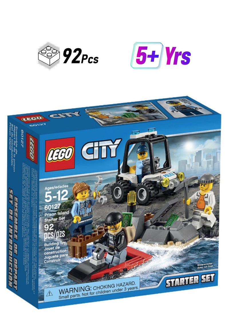 ليغو طقم بناء بريزون آيلاند للمبتدئين مكون من 92 قطعة طراز 60127 60127 92 أكبر من 5 سنوات - Image 1