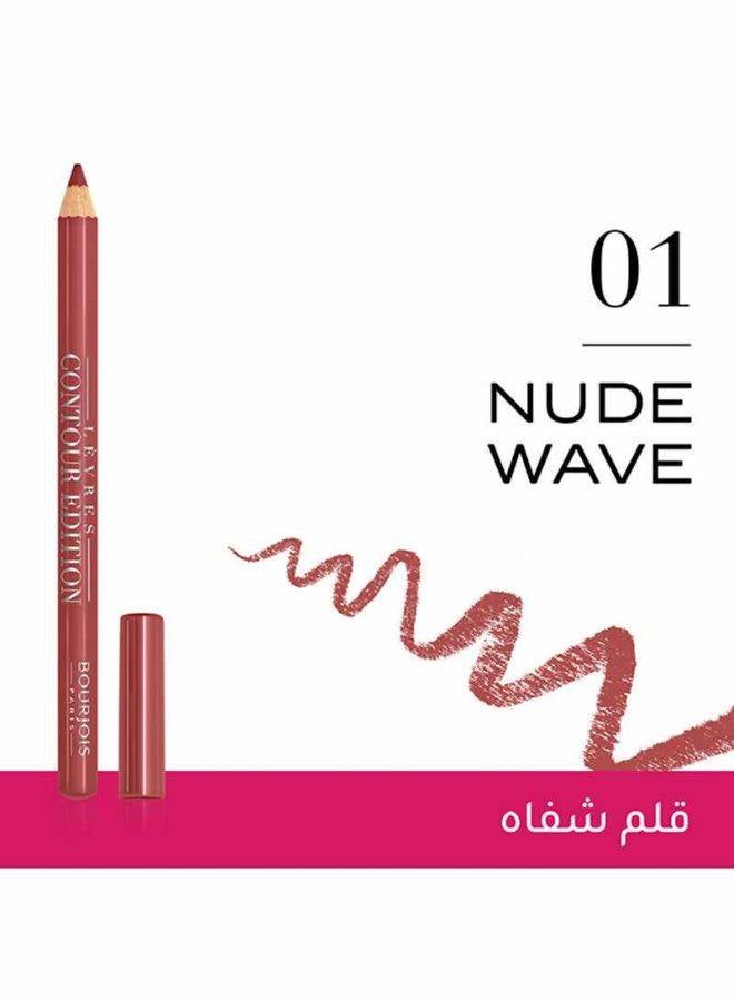 BOURJOIS PARIS - Levres Contour Edition Lip Pencil 1.14 g 01 Nude Wave - Image 1