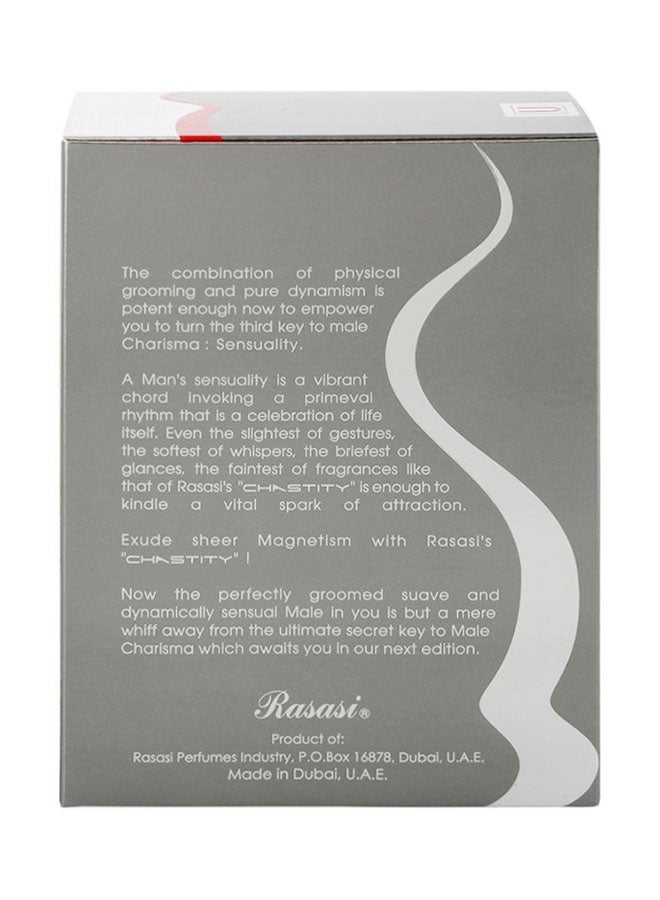 Rasasi Chastity Eau De Parfum Perfume For Men 100ml - Image 4