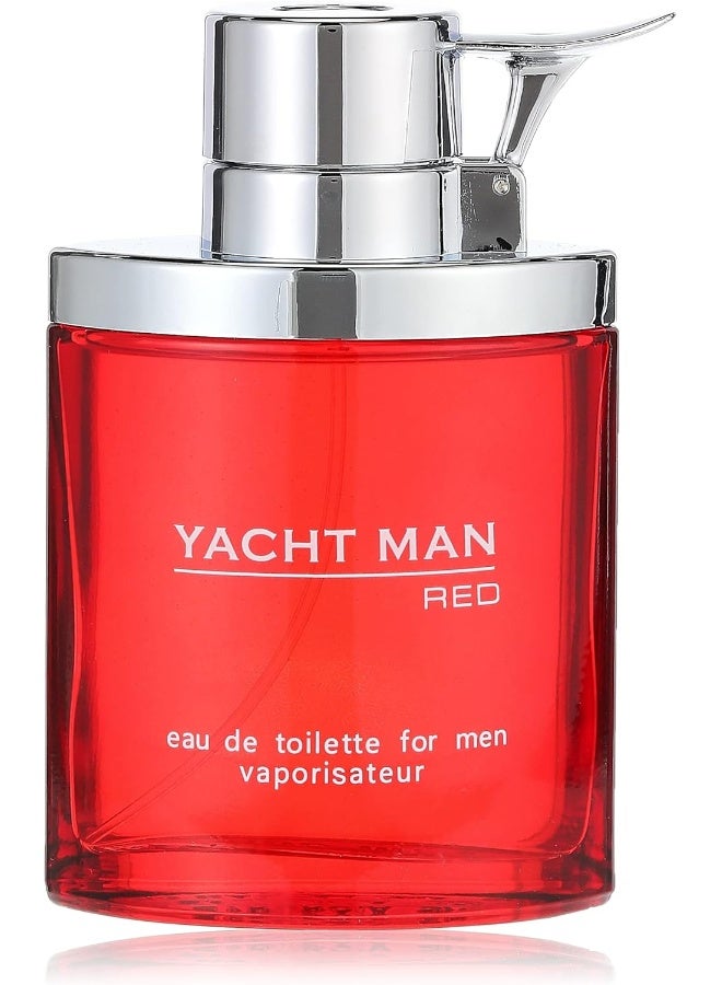 يخت مان عطر تواليت ياكت مان أحمر 100ملليلتر  - Image 4