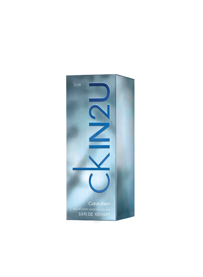 CALVIN KLEIN Ck In2U Eau De Toilette 100ml - Image 3