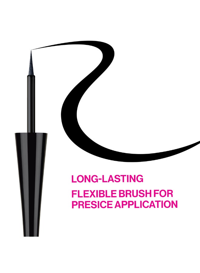 ويت اند وايلد محدد عيون سائل ميجا لاينر الأسود اللامع - Image 3